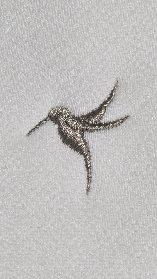 Soft Cotton Blend Wide Leg Sweat Pants - White