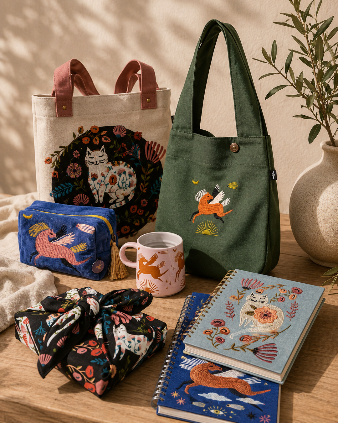 Pegasus Dreams Cotton Tote Bag