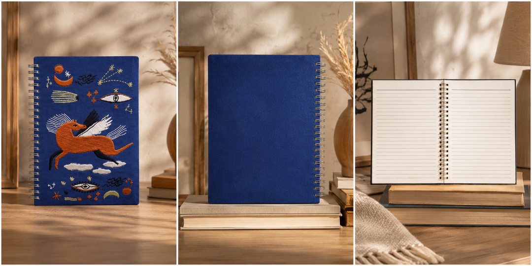 Pegasus Dreams Notebook and Travel Pouch Set