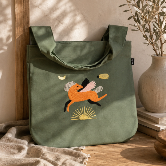 Pegasus Dreams Cotton Tote Bag
